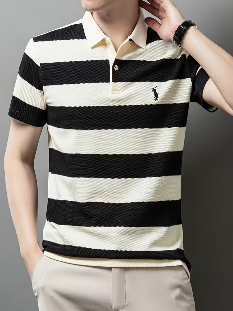 [LLEVÁ 2 AL PRECIO DE 1] – Polo Rayas Premium™ | Casual, Moderno y Fachero