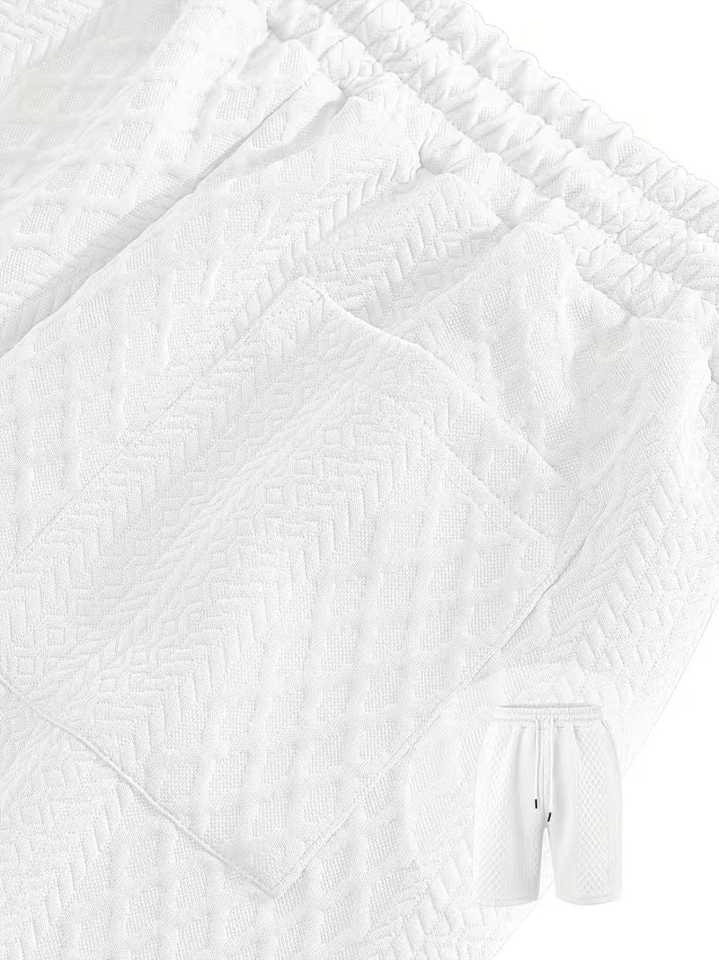 Conjunto Riviera Elite | Textura Premium 3D y Frescura Absoluta en Verano