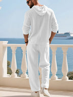 [COMPRA 1 Y LLEVATE 2] - Palermo Linen | Camisa con Capucha La Costa + Pantalón Casual