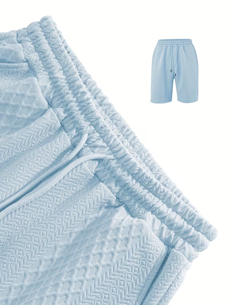 Conjunto Riviera Elite | Textura Premium 3D y Frescura Absoluta en Verano