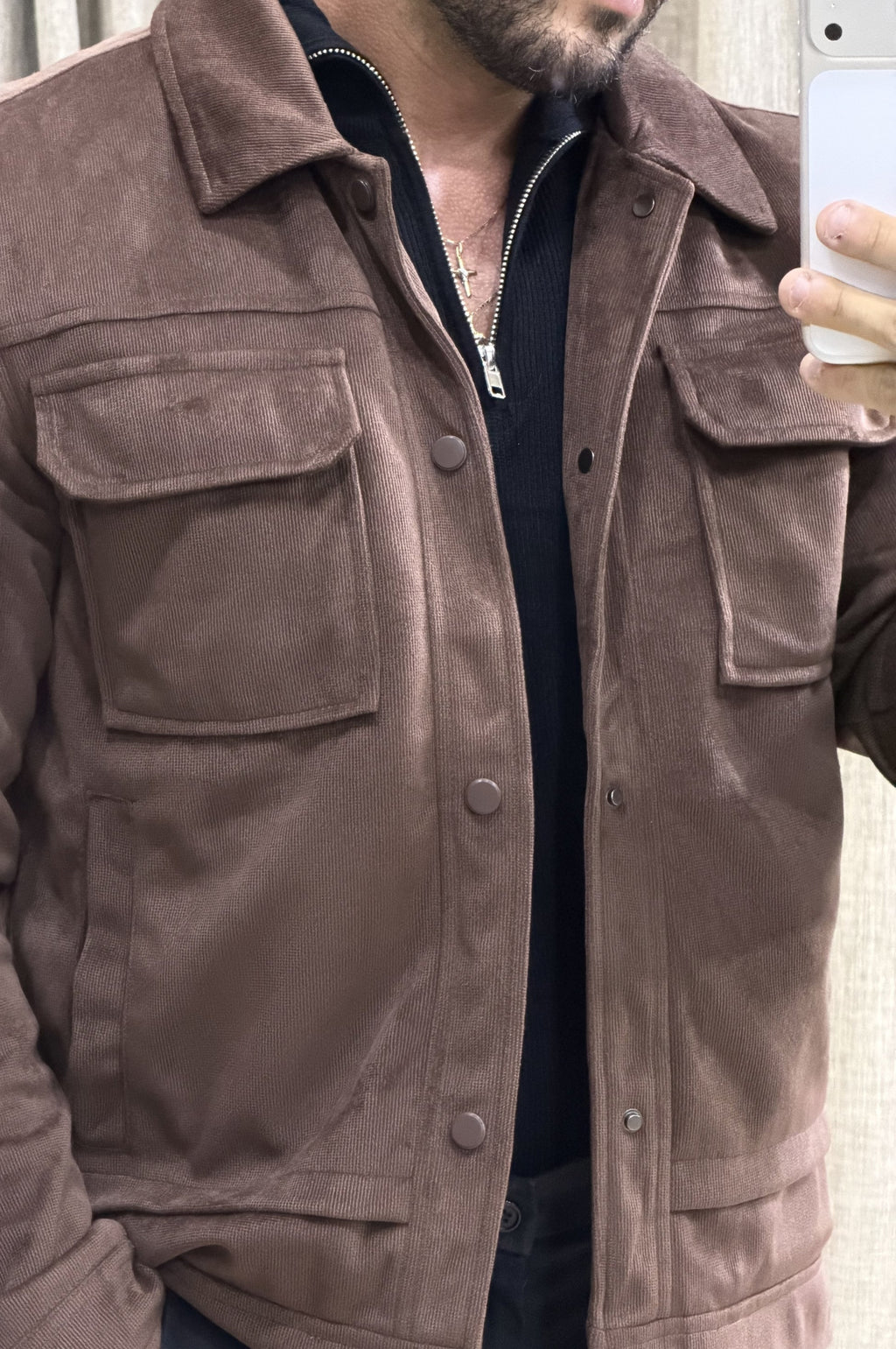 Campera Verona · Corte Clásico con Cuello Solapa
