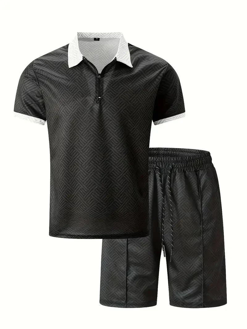 [BUY 1 GET 1 FREE] Barcelona Premium Shirt & Shorts Set