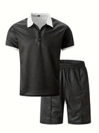 [BUY 1 GET 1 FREE] Barcelona Premium Shirt & Shorts Set