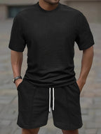 [BUY 1 GET 1 FREE] Oslo Premium Shirt & Shorts Set