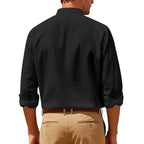 [BUY 1 GET 1 FREE] Santorini Premium Men’s Linen Shirts + FREE Exclusive Watch Gift