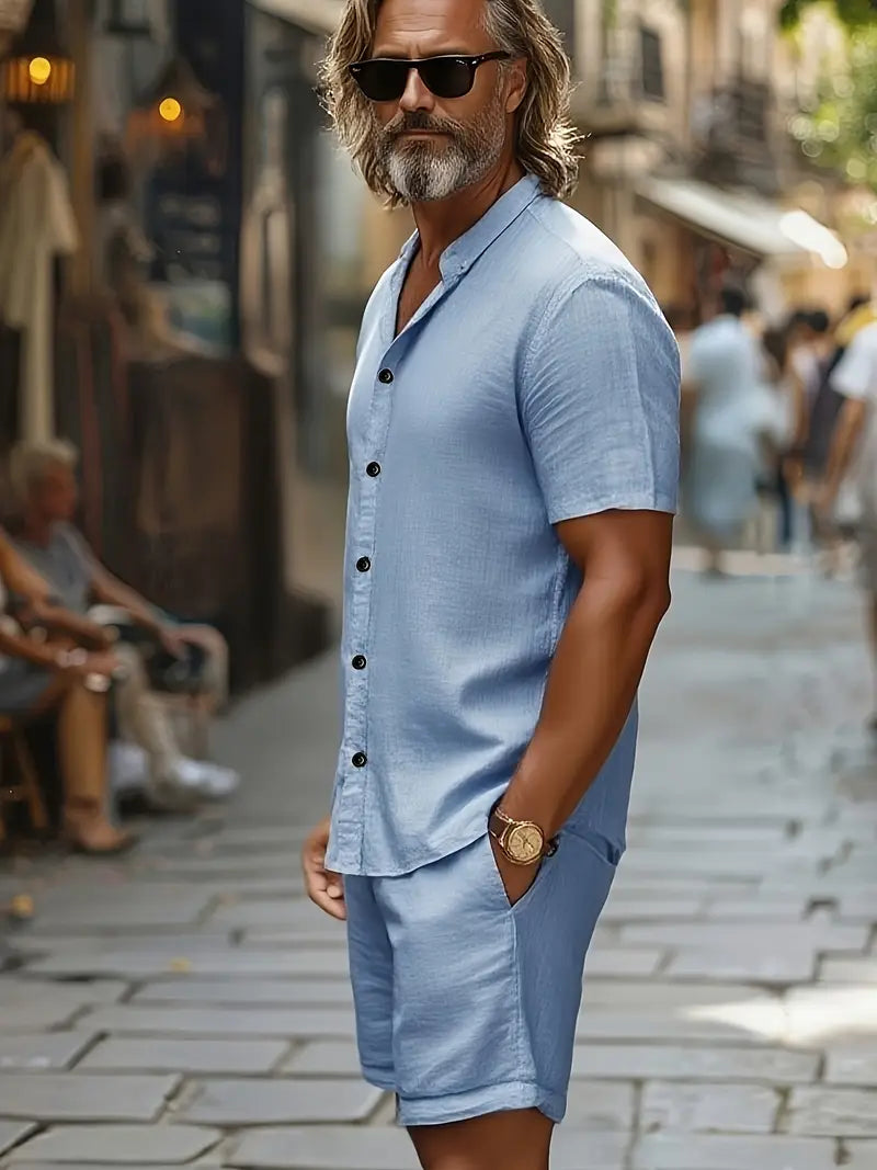 [COMPRA 1 Y LLEVATE 2] - La Costa | Conjunto Doble – Elegancia con Corte Relajado y Tejido Premium